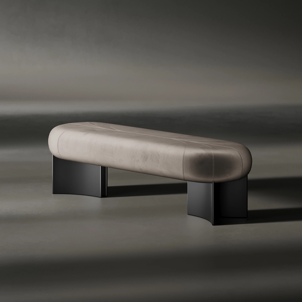 Banquette Balance, Beige Silk