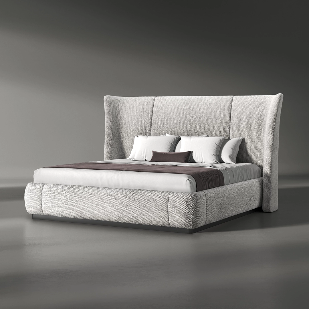 Bed Plumera Classic, Silver drop