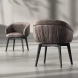 Стул Pelago Rotate, Charcoal Velvet 1