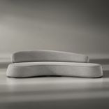 Sofa Virgola, Silver drop 1